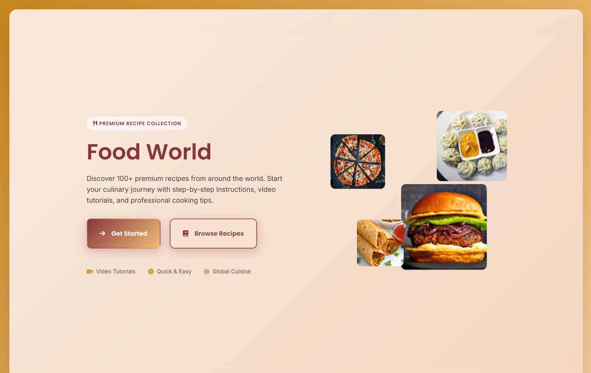 Food World project preview